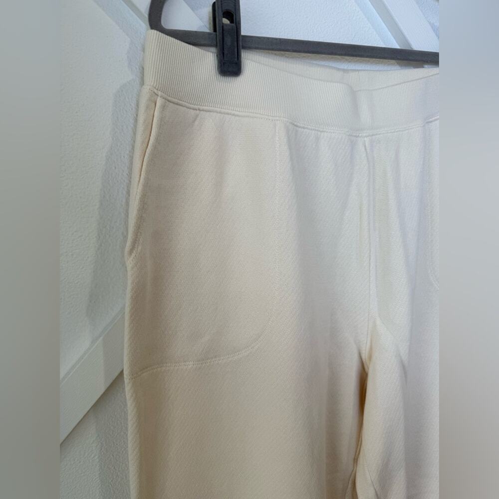 NWT Madewell MWL Airyterry Stitched Pocket Tapered Sweatpants Cream Size 2X - Picture 5 of 12